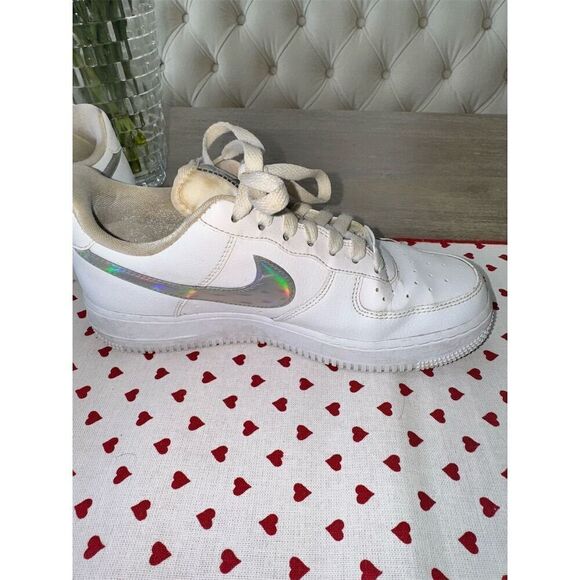 Nike Women's Air Force 1 '07 Essential Low‎ Top Shoes White Size 7.5 - Picture 5 of 9